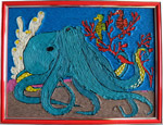 ‘His Majesty the Octopus’, Vyacheslav Bazhenov, 7 years, (teacher A.I. Golygina), Chita