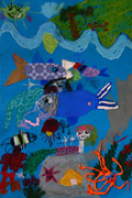 ‘Underwater Friends’, Oliwia Nowak, 7 years, (teacher M.Skowronska), Poznan (Poland)