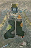 ‘Fish boots’, Kira Uryasyeva, 10 years, (teacher O.V. Chubarova), Krivoy Rog