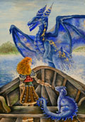‘Sea dragon’, Yulia Sheveleva, 14 years, (teacher T.O. Beketova-Dokhlenko), Ternovka