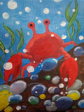 ‘Sea crab’, Elena Maksimova, 13 years, (teacher A.V. Nikolaeva), Talitsa
