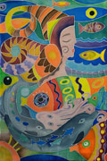 ‘Marine mosaic’, Mariya Boronnikova, 11 years, (teacher N.K. Ovcharenko), Belovodsk