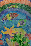 ‘Underwater mosaic’, Ekaterina Moiseenko, 13 years, (teacher N.V. Zhukovskaya), Belovodsk