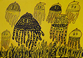 ‘Dance of jellyfish’, Sofiya Berezovskaya, 9 years, (teacher P.P. Yurchuk), Vladimir-Volynskiy