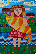 ‘My goldfish’, Darina Sobko, 8 years, (teacher E.E. Marchuk), Gorodok