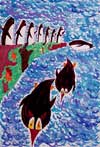 'Flight of penguins', Oleynik Anya, 10 years