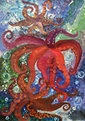 ‘Octopus’, Arkadiy Karachentsev, 10 years, (teacher O.O. Kotenko), Vusokyy