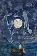 ‘Spirits of the sea’, Anastasiya Rachynska, 13 years old, (teacher M. Povetova), Cherkasy