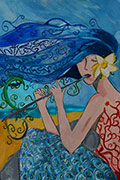 ‘The little mermaid - musician’, Anastasiya Yasinska, 13 years old, (teacher V. Kosheleva), Cherkasy