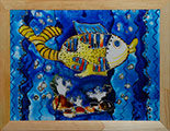 ‘Magic fish’, Varvara Nefedova, 10 years old, (teacher V.V. Bondarenko), Kryvyi Rih