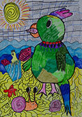 ‘Parrot - fisherman’, Kateryna Rybalka, 8 years old, (teacher V.V. Bondarenko), Kryvyi Rih ‘Parrot - fisherman’, Kateryna Rybalka, 8 years old, (teacher V.V. Bondarenko), Kryvyi Rih
