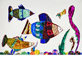 ‘Fairytale fishes’, Pavlo Timofeev, 7 years old, (teacher B.S. Smirnova), Kyiv ‘Fairytale fishes’, Pavlo Timofeev, 7 years old, (teacher B.S. Smirnova), Kyiv