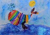 ‘Rainbow whale’, Zlata Kruglikova, 5 years old, (teacher O.S. Abakumova), Pittsburgh, USA ‘Rainbow whale’, Zlata Kruglikova, 5 years old, (teacher O.S. Abakumova), Pittsburgh, USA