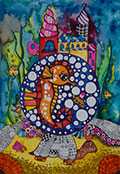 ‘Underwater inhabitants’, Valeriya Lytvyn, 11 years old, (teacher L.O. Kamianska), Kryvyi Rih ‘Underwater inhabitants’, Valeriya Lytvyn, 11 years old, (teacher L.O. Kamianska), Kryvyi Rih