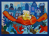 ‘In the underwater kingdom’, Kostyantyn Trots, 12 years old, (teacher Y.V. Mykhalyk), Ustilug