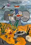 ‘Sea elephant’, Vasylisa Kovtun, 12 years old, (teacher M.O. Vashchenko), Kyiv ‘Sea elephant’, Vasylisa Kovtun, 12 years old, (teacher M.O. Vashchenko), Kyiv