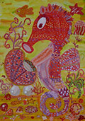 ‘Seahours on a walk’, Zlata Stavytska, 10 years old, (teacher O. Myronova), Dnipro ‘Seahours on a walk’, Zlata Stavytska, 10 years old, (teacher O. Myronova), Dnipro
