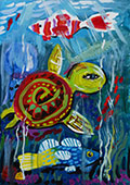 ‘The adventures of the turtle’, Zlata Poruchnyk, 10 years old, (teacher N.V. Kolesnikova), Pidvolochysk ‘The adventures of the turtle’, Zlata Poruchnyk, 10 years old, (teacher N.V. Kolesnikova), Pidvolochysk