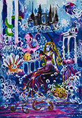 ‘Kingdom of waves’, Anna Voloshko, 13 years old, (teacher K.S. Kolisnyk), Oleksandriya