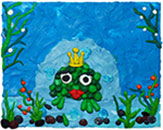 ‘Princess frog’, Taras Kets, 7 years old, (teacher O.O. Tkachuk), Ustilug