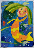‘Little Mermaid’, Kira Yashysh, 6 years old, (teacher Ya.V. Mykhalyk), Volodymyr