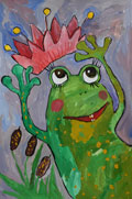 ‘Floral coronation’, Mariana Moskalenko, 7 years old, (teacher O.O. Lysenko), Golovanivsk