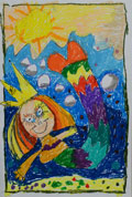 ‘Sea princess’, Mariia Kurylko, 6 years old, (teacher Ya.V. Mykhalyk), Volodymyr