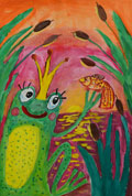 ‘A Smile worth a million mosquitoes’, Zlata Nalyvalkina, 7 years old, (teacher O.O. Lysenko), Golovanivsk