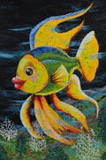 ‘Chic and glamour’, Anna Tarasenko, 7 years old, (teacher M.I. Bas), Gorodok