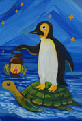 ‘Ocean explorer’, Anna Palchuk, 9 years old, (teacher N.V. Kolesnikova), Pidvolochysk