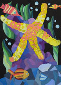 ‘Starfish’, Sofiia Hladchuk, 9 years old, (teacher K.I. Yurchuk), Ustyluh