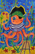 ‘Seven hands for one masterpiece’, Andrii Tkachuk, 8 years old, (teacher O.O. Lysenko), Golovanivsk