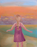‘Ocean, we met again’, Arina Kamaieva, 9 years old, (teacher O.S. Abakumova), Pittsburgh, USA