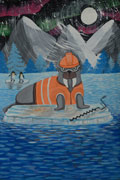 ‘Beyond the arctic circle’, Matvii Belskyi, 9 years old, (teacher M.I. Bas), Gorodok