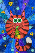 ‘Sweet tooth’, Yelyzaveta Ratushniak, 7 years old, (teacher M.I. Bas), Gorodok