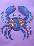 ‘Handsome crab’, Mariia Kubasova, 8 years old, (teacher N.M. Dolhushyna), Kyiv