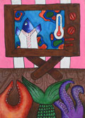 ‘News from the surface’, Zlata Ohorodnyk, 9 years old, (teacher A.I. Voloshyna), Gorodok