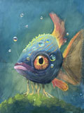 ‘Tropical visitor’, Sofiia Shiman, 12 years old, (teacher N.O. Gaiduk), Sarata