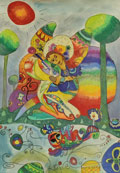 ‘Angel of nature’, Kira Iliashevych, 11 years old, (teacher I.P. Grytsun), Yuzhne