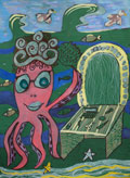 ‘Underwater beauty’, Sofiia Pelts, 10 years old, (teacher K.I. Yurchuk), Volodymyr