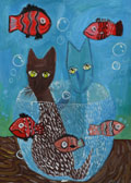 ‘Catarium’, Lina Tatchuk, 12 years old, (teacher R.B. Resnianska), Blahovishchenske