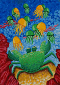 ‘Enchanted reef’, Alina Rudnytska, 11 years old, (teacher A.M. Peliukh), Gorodok