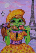 ‘Rendezvous’, Valeriia Varshavska, 11 years old, (teacher M.I. Bas), Gorodok