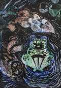 ‘Otter and frog’, Alina Gavryliuk, 12 years old, (teacher O.P. Hrytsiv), Pidvolochysk