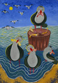 ‘A Successful catch’, Kateryna Kuchmas, 10 years old, (teacher O.Ye. Marchuk), Gorodok