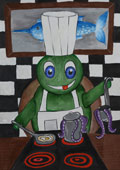 ‘Head chef’, Sofiia Turanska, 10 years old, (teacher A.I. Voloshyna), Gorodok
