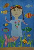 ‘Beauty’, Yeva Smyrnova, 10 years old, (teacher O.V. Obukhova), Samar
