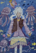 ‘Loneliness’, Yevheniia Isakova, 12 years old, (teacher S.V. Mykyta), Oleksandriia