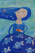 ‘Soul of the ocean’, Maksym Bondarenko, 11 years old, (teacher O.O. Lysenko), Golovanivsk