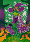 ‘Magic of the purple mantle’, Solomiia Andreichuk, 10 years old, (teacher N.Y. Bagola), Gorodok